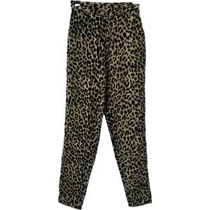 Zone Blu Leopard Print Size 2 Mom Jeans High Waisted Vintage
